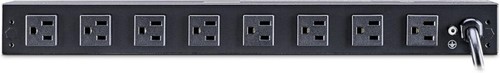 Rack-Mountable 10-Outlet Metered PDU with Digital Amperage Meter and Cord Tray - Picture 6 of 8