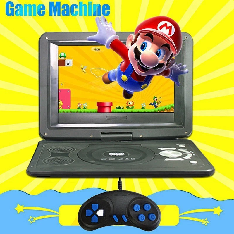 Reproductor de DVD portátil de 13,9" Reproductor de TV HD CD 270° LCD Pantalla ancha Reproductor de lector de tarjetas Foto 3 de 4