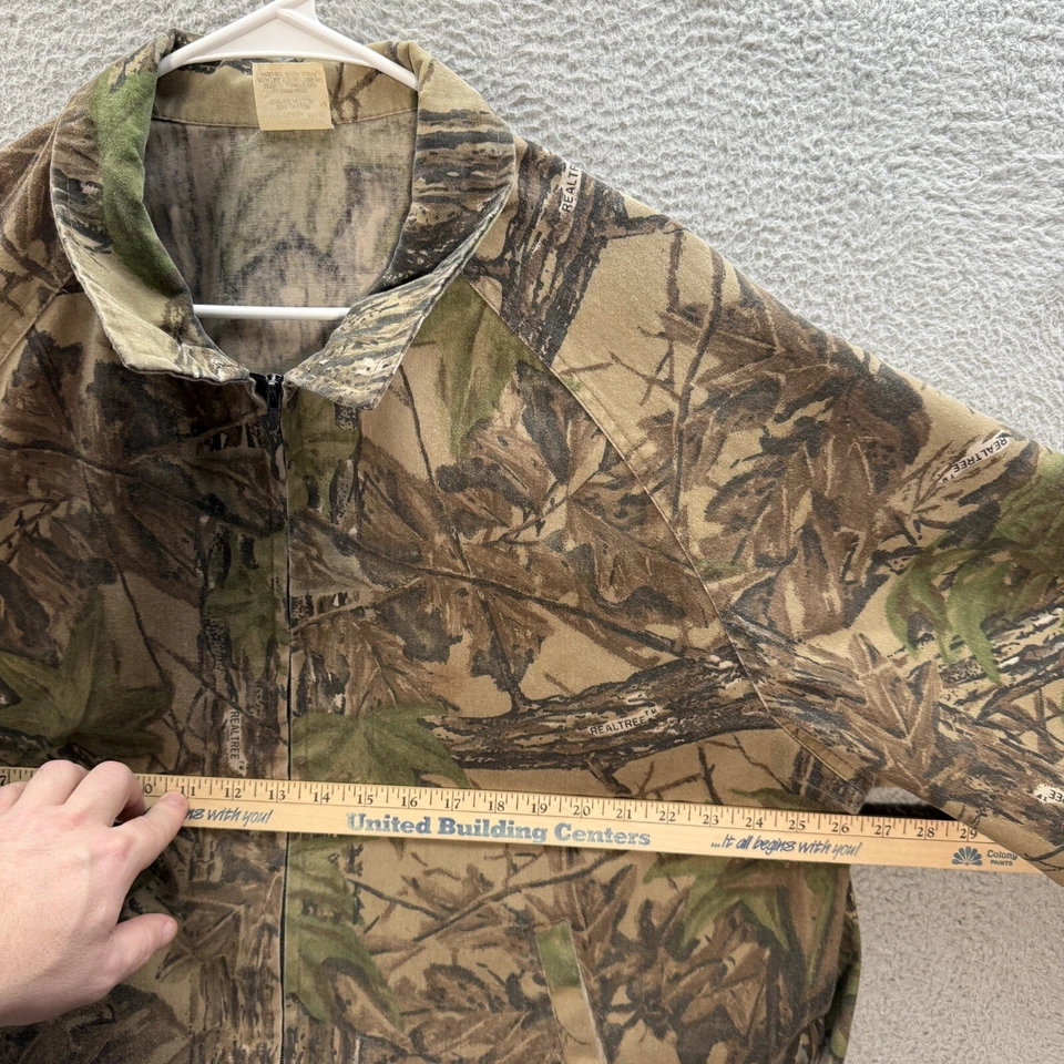 Vintage Camouflage Jacket Adult Extra Large Hunting Camo Workwear 1980s 1990s - Image 3 of 4