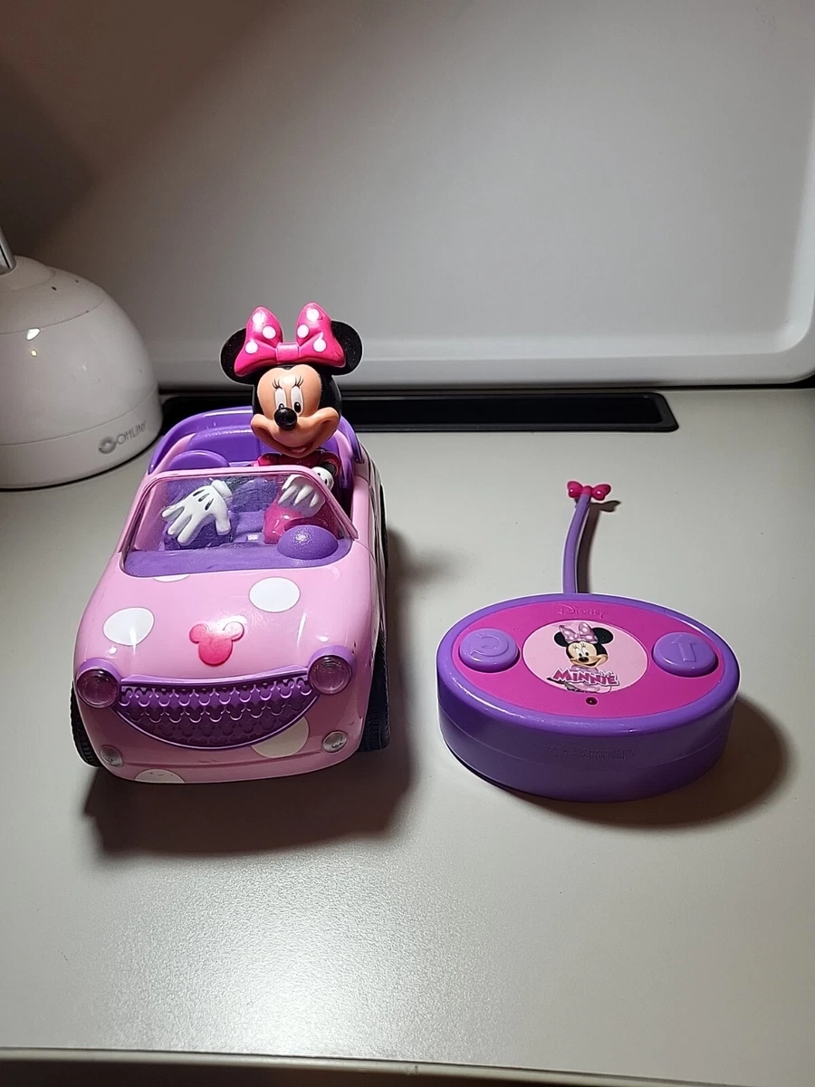 Disney Junior Minnie Mouse Pink Remote Control Car With Polka Dots
