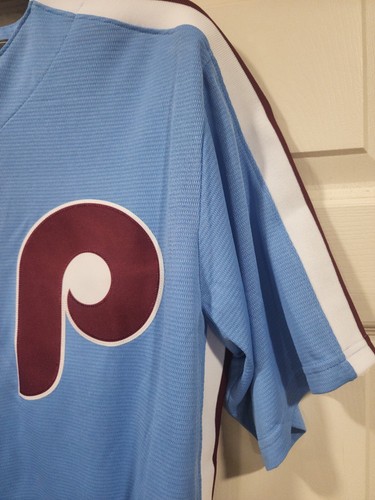 Nike Rhys Hoskins Retro 80's Style Philadelphia Phillies Jersey L $135 - 第 4/12 張圖片