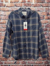 Men's Original Weatherproof Vintage Long sleeve Button Up Medium Plaid