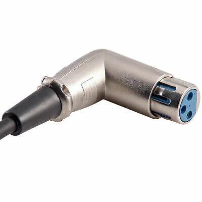 (6) 3' XLR Male to Right Angle Female Audio Patch Cable - Image 3 of 4