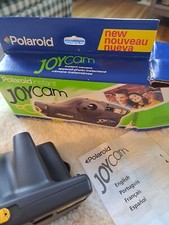 Vtg Polaroid Joy Camera Instant Pics. W/ Built In Flash Black 1999 New In Box