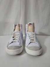 NEW Nike Blazer Mid 77 Vintage White Red Blue Shoes (BQ6806-117) Men's Size 9