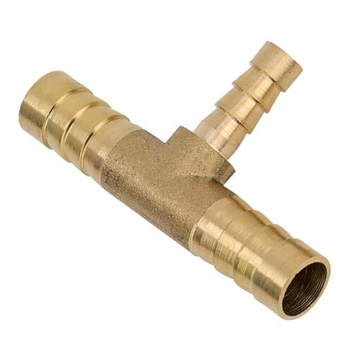Closmos 2pcs Brass Hose Barb Reducer Tee Reducing Tfitting 3/4" Barbed x 5/8... eBay