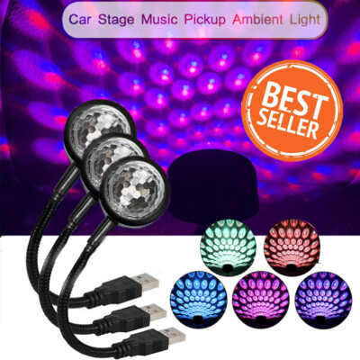 5 STCK. RGB Disco Party LED USB Licht Bühne Magic Ball Lichter Strobe Nacht Auto Lampe