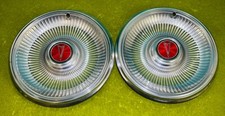 Pontiac Lemans Phoenix 14” Hub Caps Hubcaps Wheel Covers ‘80-81 “Slotted” (2)