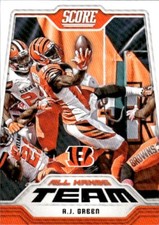 2018 Score #15 A.J. Green All Hands Team Cincinnati Bengals Football