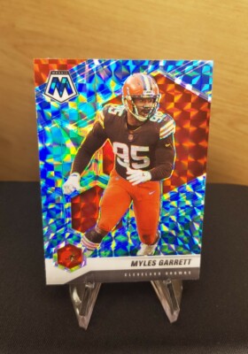 Panini 2021 Mosaic - Myles Garrett - #57 - Blue Reactive Mosaic - Browns