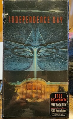 Independence Day (VHS, 1996, Five Star Collection) W/Lenticular Cover Art
