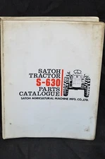 SATOH S-630 BULL Technical Service PARTS Catalog Manual S630  Farm Tractor 
