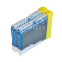 2 Drucker-Patronen Dcp 130C 135C 150C 153C 157C 357C 540CN 560CN LC1000 FüR Brot