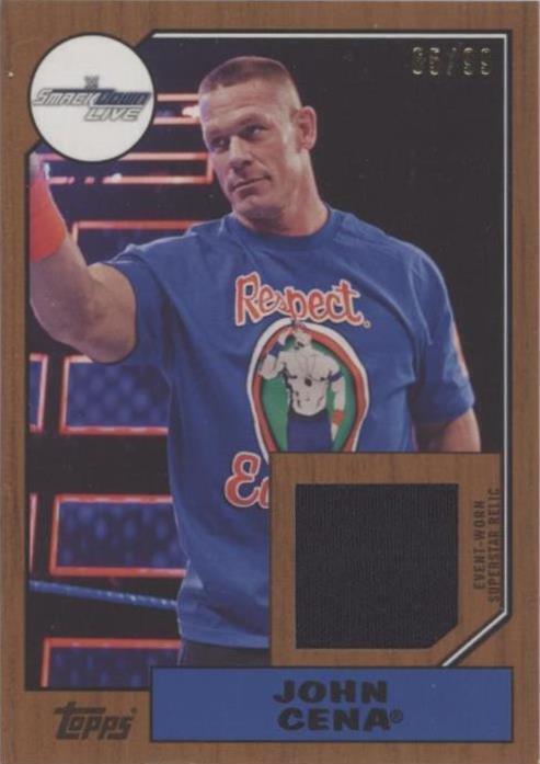 2017 Topps Heritage WWE - John Cena #R-JC - 1 of 1
