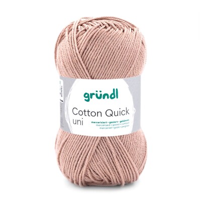 50g Gründl Cotton Quick uni - 100% Baumwolle - Garn Stricken Häkeln (50,00 /kg)