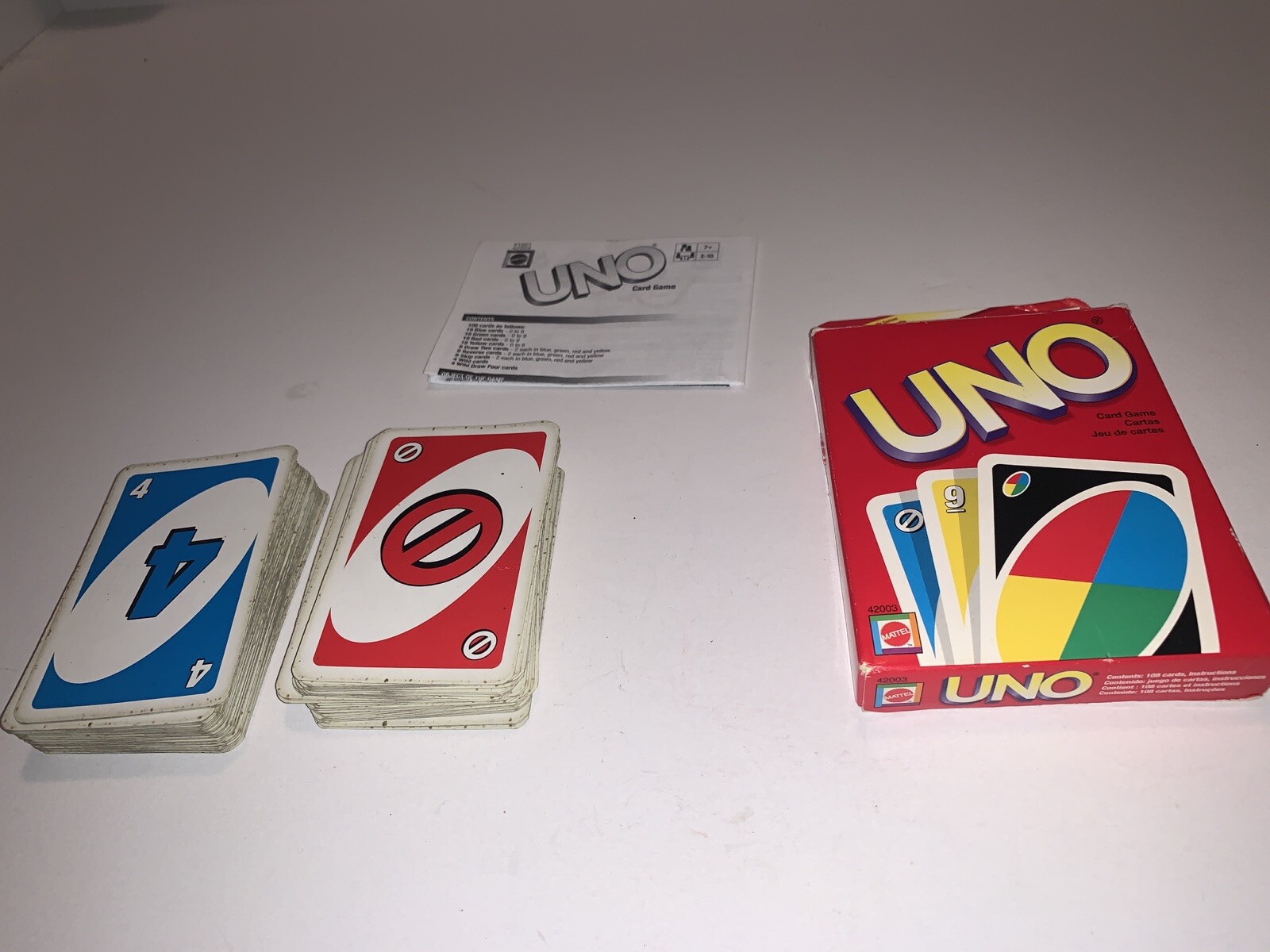 Uno Card Game (2003 Ed.) | eBay
