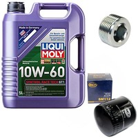 MotoröL Set 10W-60 5 Liter + ÖLfilter + Schraube FüR Lancia Dedra Delta II Kappa