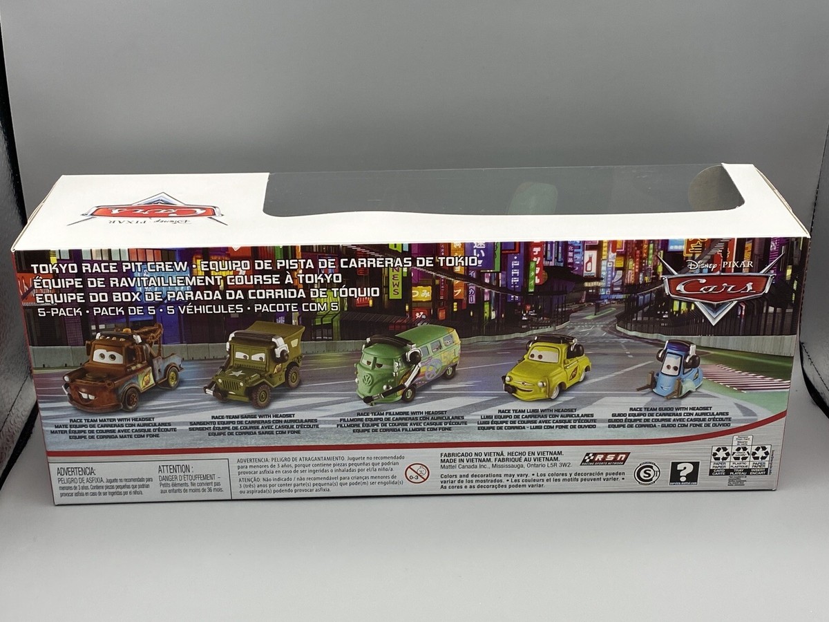 Disney Pixar Cars TOKYO RACE PIT CREW Metal Series 2021 New