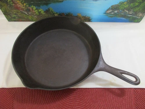 Vintage 11" Wagner (National) Arched Logo Cast Iron Skillet #9 P Heat Ring ~ P15
