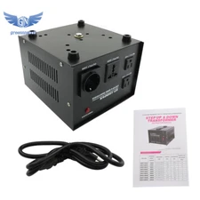 1500 Watt Voltage Converter Transformer Step Up/Down 110v to 220v/220v to 110v