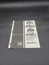 GMC JIMMY BODY NOISE  INFORMATION REFERENCE SUPPLEMENT GUIDE MANUAL BOOKLET 