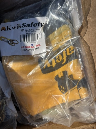 KwikSafety BOA 6' Fallschutz mit stoßdämpfendem Sicherheits-Schlüsselband 2er-Pack - Bild 14 von 16