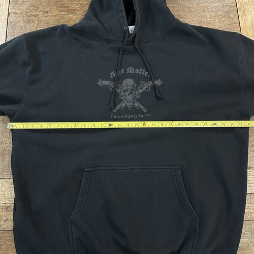 VTG Disneyland Parks Men’s Pirates Of The Caribbean Hoodie Scallywag XXL Y2K - Picture 10 of 11