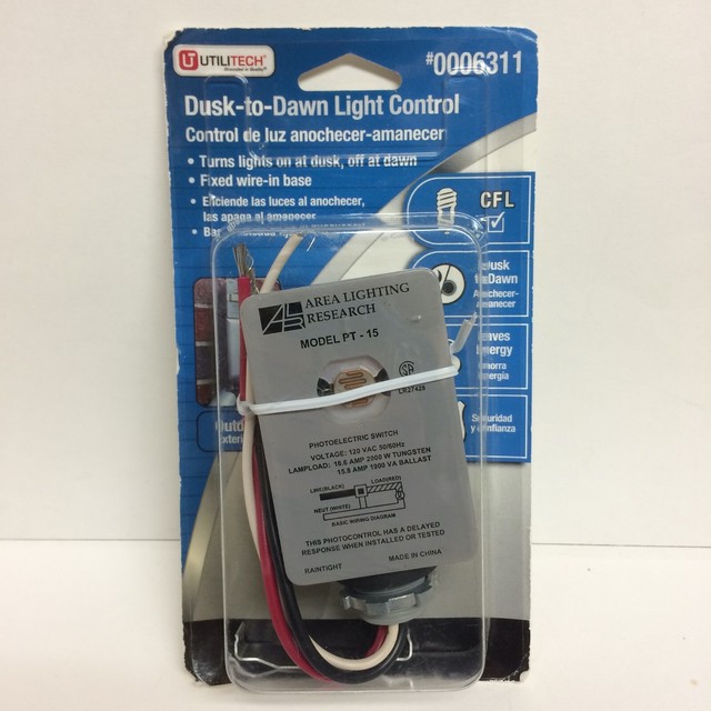Utilitech Outdoor Dusk To Dawn Light Control 0006311 For Sale Online Ebay
