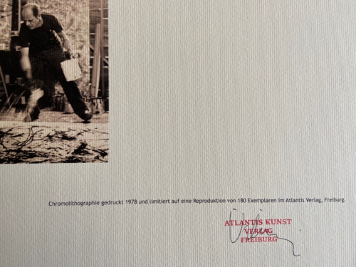 JACKSON Pollock Lithograph COA Original Signed Numbered Willem De Kooning@ - Picture 9 of 10
