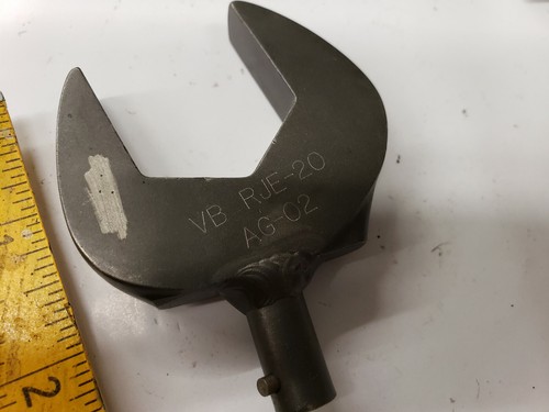 Cabezal de llave dinamométrica intercambiable de extremo abierto Belknap RJE-20, 1-1/2" con fondo en V - Imagen 2 de 4