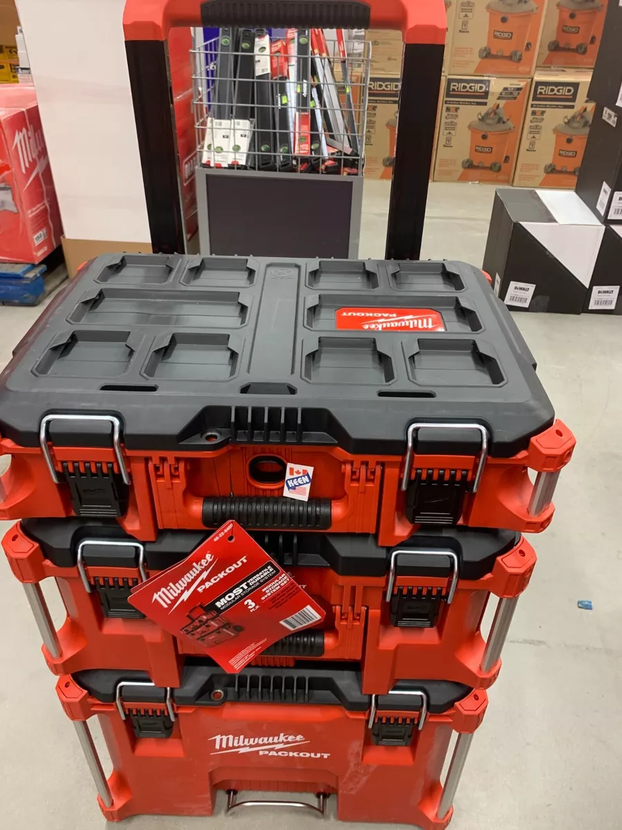 QTY: 2), Milwaukee CANADA 22-inch Packout Modular Tool Box Storage System