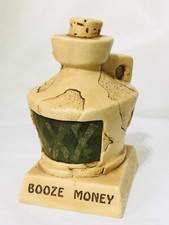 Paula Plastic BOOZE MONEY Bank Figure Figurine Vintage Made In USA 1974 WB•7