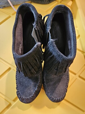 Born moccasin boots Born -suede leather Moccasin style boots sz 8 or 39 | eBay main image 4