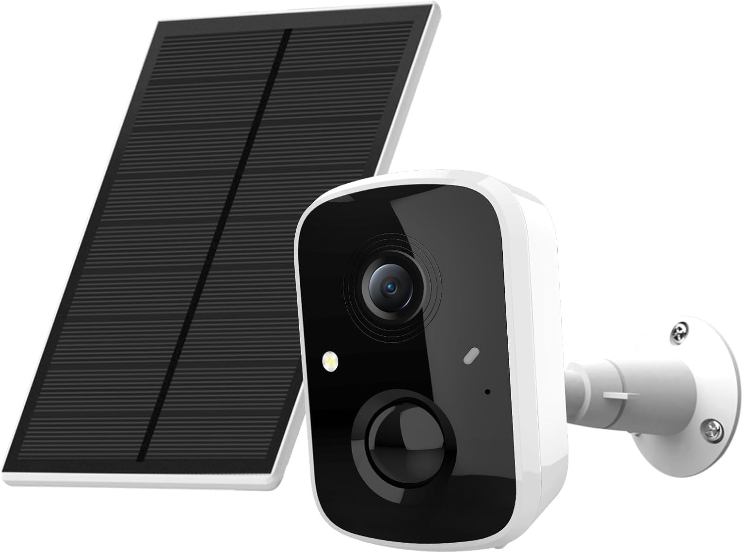 Solar Camera Outdoor Wireless, 4MP Wifi Battery Powered Security Camera with PIR