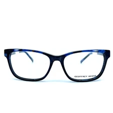 Geoffrey Beene G312 NAV Eyeglasses Frames blue Tortoise Full Rim 52-15 135 mm