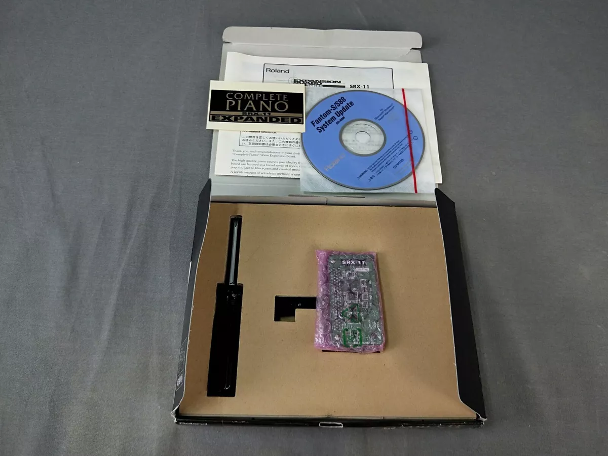 Roland SRX-11 Complete Piano Expansion Board W/ CD & Origianl Box