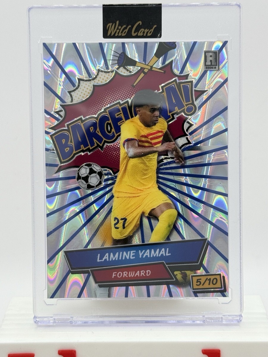 ❤️2024ラスベガス NSCC❤️Wild Card SPLAT ヤマルカード Lamine Yamal 1/10 2024 Wild Card Splat Rookie RC Teal