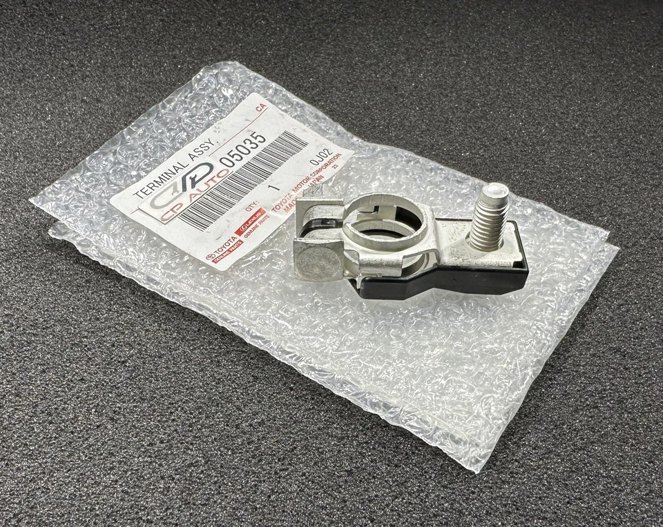 91-99 TOYOTA TERCEL CABLE BATERÍA EXTREMO POSITIVO ROJO TERMINAL CONECTOR OEM NUEVO Foto 4 de 4