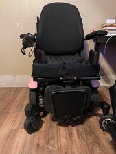 Used Rovi X3 Power Wheelchair pink 