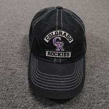 Colorado Rockies Hat Cap Strap Back Youth Black MLB Baseball Fan Favorite