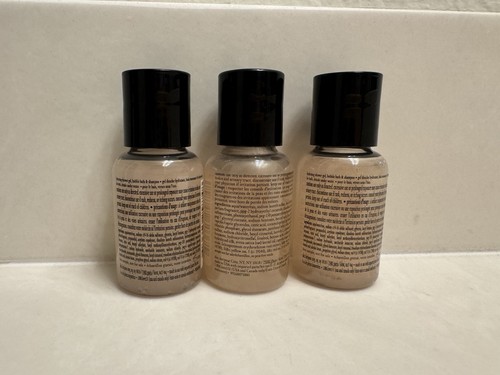 3x Philosophy Amazing Grace gel doccia idratante 1 fl oz lavaggio corpo formato viaggio - Foto 2 di 2