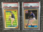 1990 Topps Baseball PSA Graded. Nolan Ryan #4, Houston Astros.
