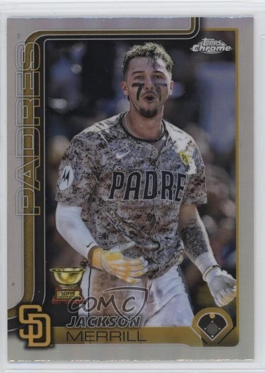 2025 Topps Chrome SP Image Variation Jackson Merrill #61