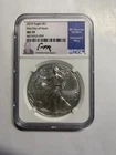 2019 American Silver Eagle First Day Issue MS 70 NGC 38th Director Hand Signed