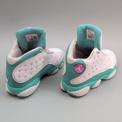 Jordan 13 Retro Shoes Size 8.5 GS Aurora Green Sneakers 439358-100