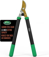 Scotts 21" Bypass Lopper Heavy Duty Carbon Steel Blade Tree Pruning Cutter