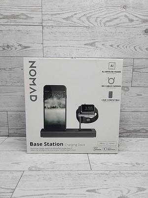Nomad Base Station Dual Charging Dock for iPhone 11/XS/XR & Apple Watch Charger