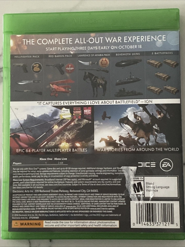 Battlefield 1 Early Enlister Deluxe Edition - Image 2 of 3