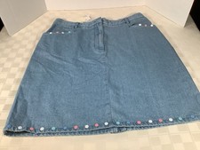 New Women  s Jean Skirt Size 12 By Christopher  Banks