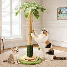 40" Tall Cat Scratching Post for Indoor Cats,Scratcher for Kittens Adults Cats